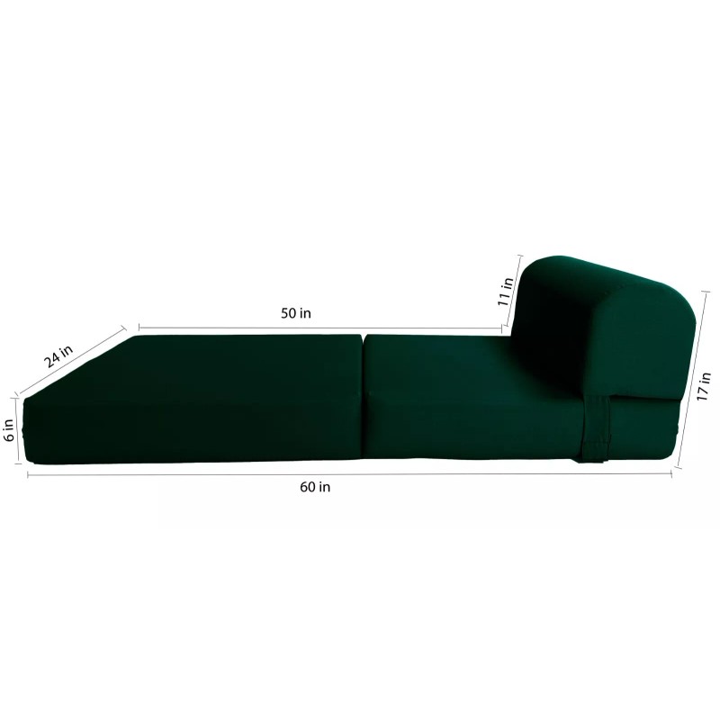 Danfuton Sleeper Chair Folding Foam Beds, Convertible Sofa Mattress 6