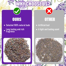 Scented Bags for Wardrobe, 20 x Lavender Bags, 100% Natural Dried Lavender Buds Bags, Moth Protection for Wardrobe - Fragrance for Wardrobe