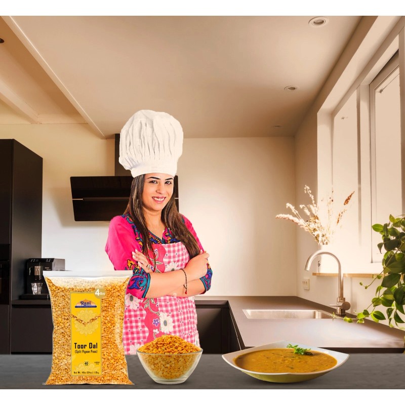 Rani Toor Dal (Split Pigeon Peas) 64oz (4lbs) 1.81kg