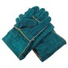 Spring.Rd Anti-Bite Gloves Safety Ultra Long Leather Bite Green Pets