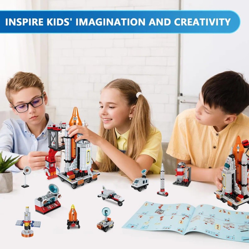 Wememorn Space Exploration Shuttle Rocket Toys Para Niños De