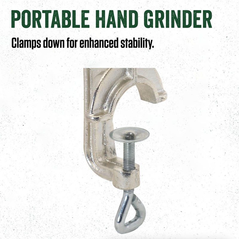 LEM Products #10 Cast Iron Clamp-On Hand Grinder, Cast Iron