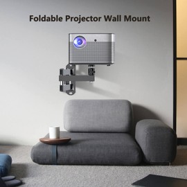suptek Foldable Projector Wall Mount Universal Adjustable Wall Projector Mount 1/4" Screw Size MA1330YT