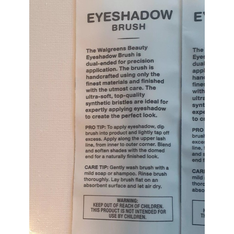 Eyeshadow Brush Dual Ended X2