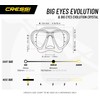 Cressi Big Eyes Evolution Crystal Scuba Diving and Snorkeling Mask