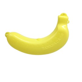 Qintreesify Yellow Banana Storage BPA-Free Outdoor Travel Case, Food Containers,Keep Fresh Banana Keeper and Protector, Cute Banana Carrier Storage Box for Picnic Camping, Storage and Organization
