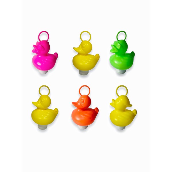 DOZER 3 Plastic Ducks with Hooks - Various Colours (3 Ducks with Weight and Hooks - Assorted Colours) Duck Fishing Set (Multicoloured, 3)