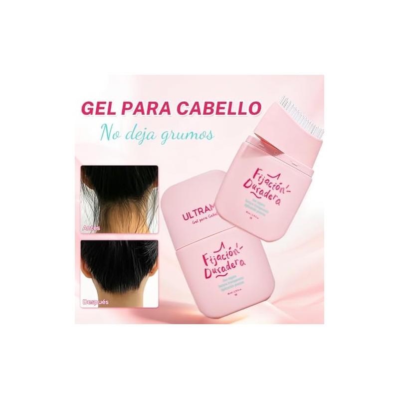 Barra de Cera para Cabello con Peine – Fijación Instantánea,