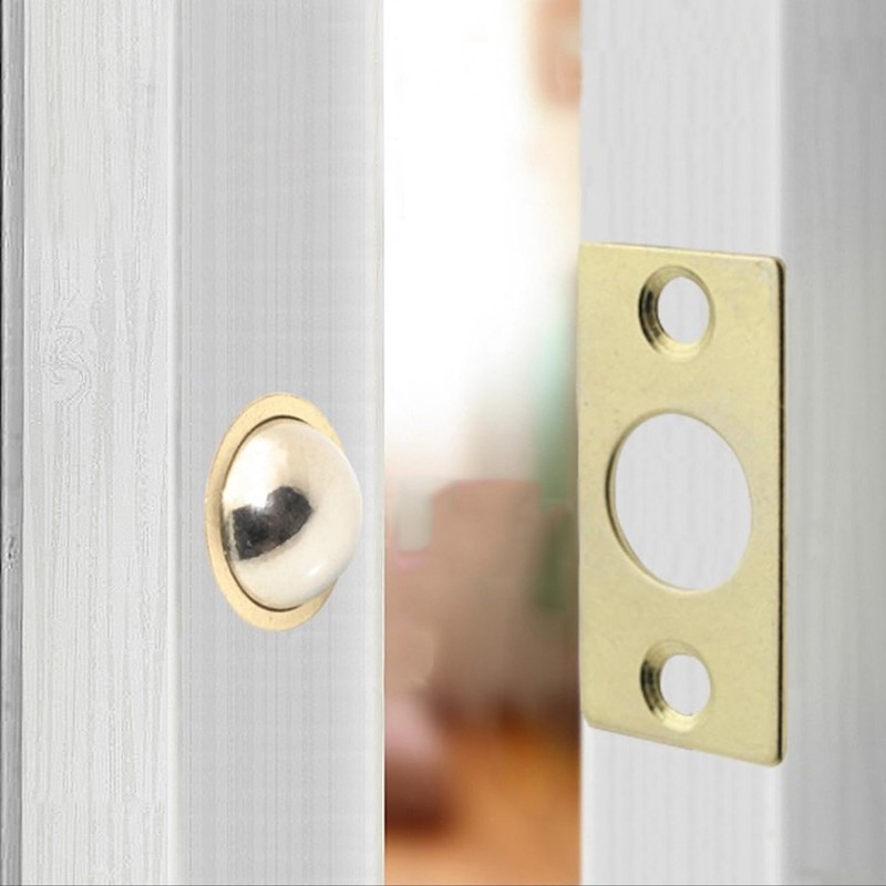 Utoolmart Ball Dia Brass Electroplating Door Cabinet Ball Catch Latch