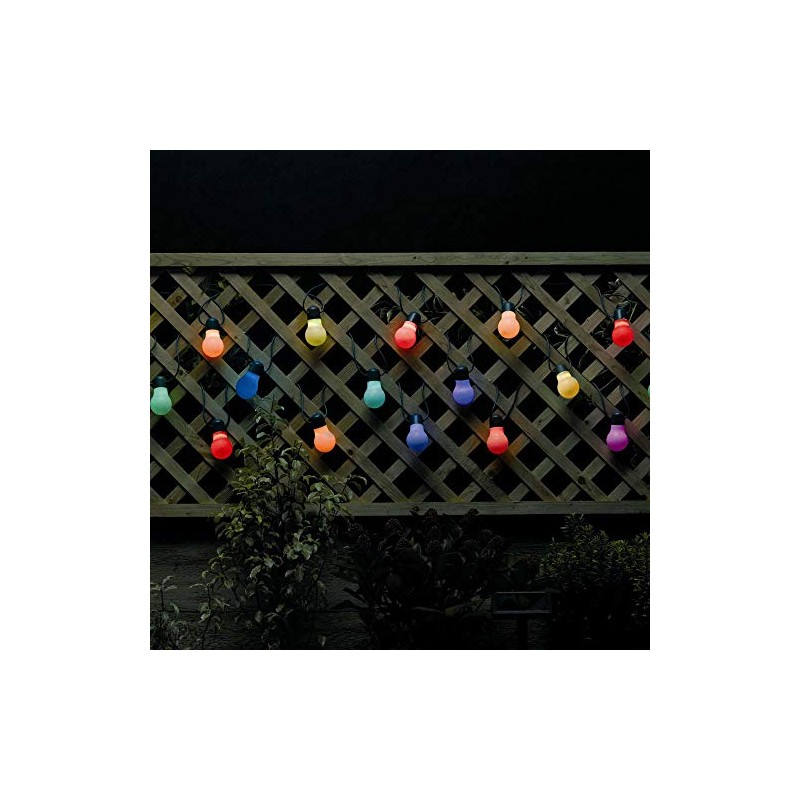 Greenfingers Smart Solar 20 LED Party Colour Changing Light String
