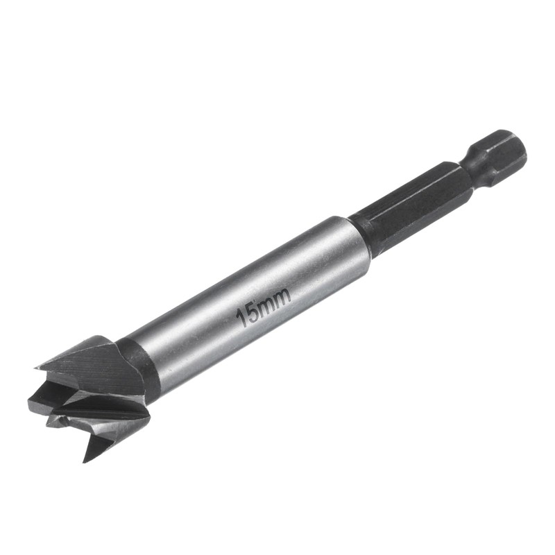HARFINGTON Forstner Drill Bit 5/8"(15mm) Carbon Steel Multi-Tooth Flat Wing