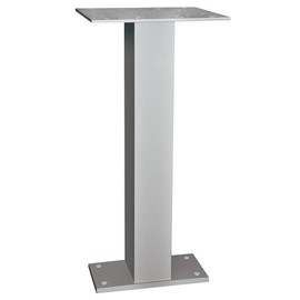 Salsbury Industries Universal Pedestal, Gray, 28-1/2 in, Silver