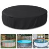 Bitubi 10 Ft Steel Round Stock Tank Pool Cover,Upgraded to