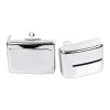 Unbranded Chrome Battery Box Side Cover For Harley Dyna Street