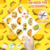 96 PCS Taco Mexican Fiesta Pre-Cut Temporary Tattoos for Kids