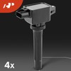 A-Premium Set of 4 Ignition Coil Pack and Iridium Spark