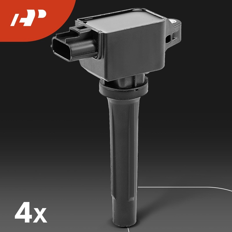 A-Premium Set of 4 Ignition Coil Pack and Iridium Spark