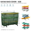 Heavy Duty Kayak Rack Cover 12.7ft – Waterproof Dustproof UV