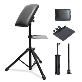 Beoncall Tattoo Arm Rest and Legrest Stand 360°Adjustable Armrest Foldable Legrest Leather Pad Thick Sponge Stable Base for Tattoo Studio Tattoo Artists