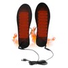 2Pcs Heated Insoles L Size USB Plug in Washable Foot