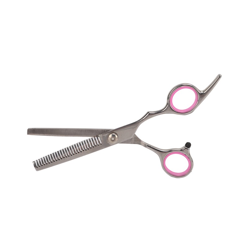 Pet Rabbit Grooming Scissors Stainless Steel Round Tip 4 in