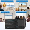 Miritz Miritz Bluetooth Mini Keyboard with Touchpad,Backlit 2.4GHz Wireless Keyboard