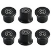 6 Rolling Seat Trolley Wheels,Sliding Seat Bracket Roller, Compatible with