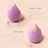 SIXPLUS Multifunctional Makeup Sponge Puff (Purple, Diagonal Cut on Two