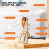 Stainless Steel Dovetail Clamps, Precise 1:6 and 1:8 Slopes for