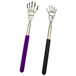 Hsthe Sea 2 Pack Stainless Steel Portable Extendable Back Scratcher with Telescopic Handle to Relieve Head and Back