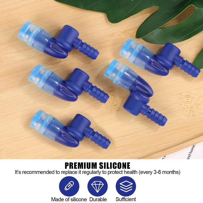 5pcs Bite Valve Replacement for Camelbak, Mouthpiece Replacement for Camelbak