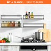 HOAENTSA HOAENTSA Spice racks Organiser 4 Tier Metal Wall Mounted