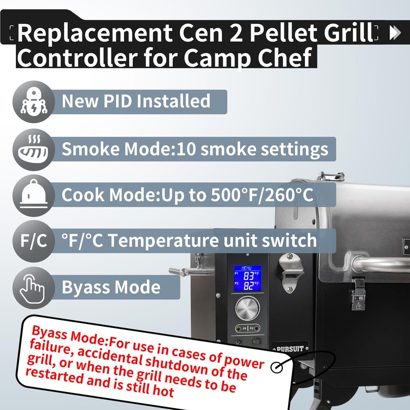 Gen 2 Retro Fit PID Controller Replacement for Camp Chef