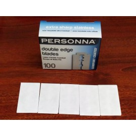 Personna 5 PERSONNA Lab Platinum Chrome Stainless Double Edge Razor Blades - USA