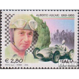 Italy 3049 (complete.issue.) unmounted mint/never hinged ** MNH 2005 Alberto Ascari (Stamps for collectors) Cars/road traffic