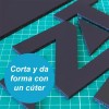 Lamina Espuma Pvc Carton Pluma Foamboard Corte 70x50cm 5 Pzs