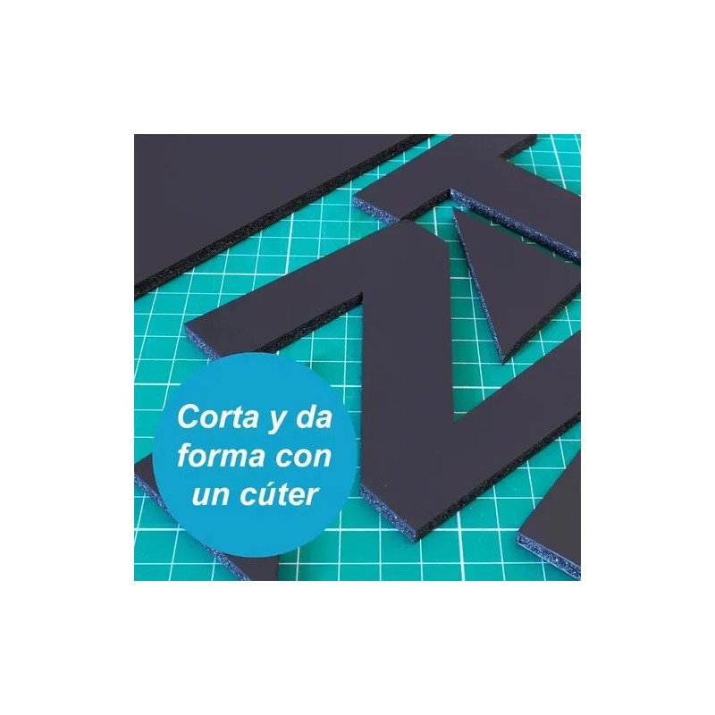 Lamina Espuma Pvc Carton Pluma Foamboard Corte 70x50cm 5 Pzs
