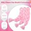 Benehair Braids Jumbo Synthetic Hair for Braiding Box Braids Hair