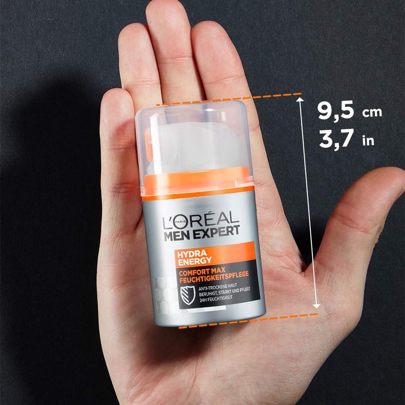 L'Oreal Men Expert Hydra Energy Comfort Max Moisturiser, Anti Dry