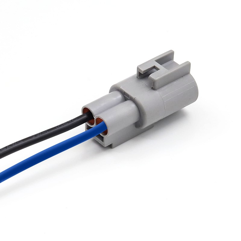 2x Male Plug Connector Socket Harness