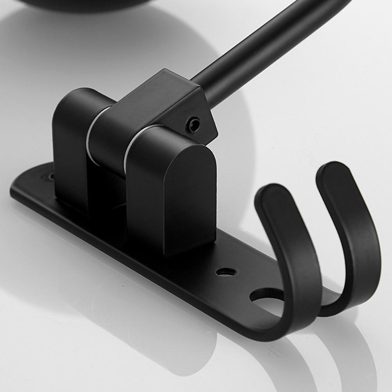 Helmet Holder 180 Degree Rotation Helmet Rack with 2 Hooks