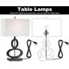 Black Lamp Rewire Kit, Lamp Wiring Kit with 12 FT