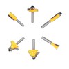 Ozmatip Router Bit Set ,Tungsten Carbide Router Bits Set 1/4