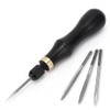 4 in 1 Stitching Awl Kit Ebony Handle DIY Leather