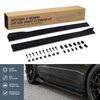 Universal Side Skirt Extensions for Car Styling – 6PCS ABS
