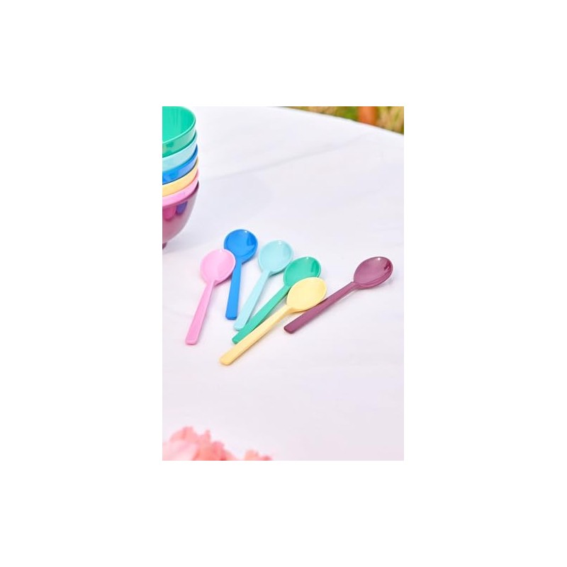Cherie Mimi-rice Melamine Short Spoon, 6P / Show Your True