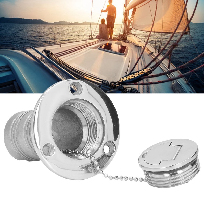 38mm Water Injection Port 316 Stainless Steel Boat Refueling Port