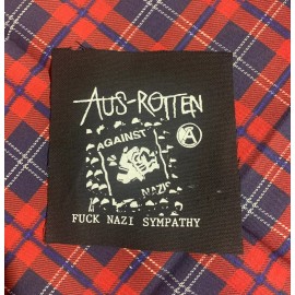 Unbranded Aus Rotten "F%@k Sympathy" Patch- Punk Crust Leftover Crack Anti Racist Action