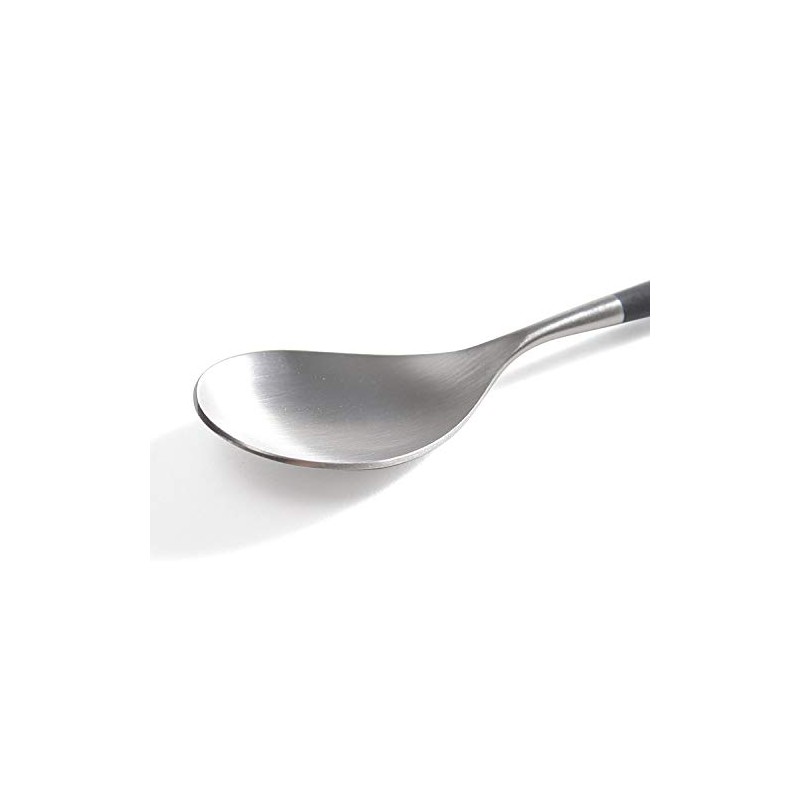 Cutipol MIO Black Silver Dessert Spoon MI08
