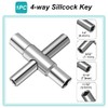Multi-Functional Utility Key Kit - 8 Piece Set for Various